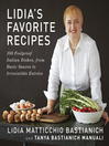 Cover image for Lidia's Favorite Recipes